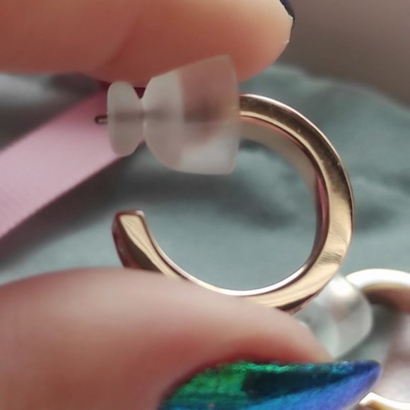 NEW Ted Baker Seanna Crystal Small Hoop Earrings - Picture 10 of 11